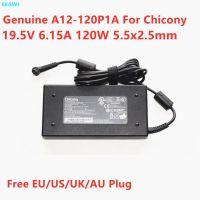 Chicony 120W 19.5V ของแท้ Charger Laptop A120A010L A12-120P1A 6.15A สำหรับ MSI GE60 GE70 GP70 GF63 Clevo W650SJ W355ST W370ST