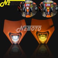 ∈✲∏ For KTM LED Headlight Assembly Kit Motocross Dual Sport DRL HI/LO Beam Lighting SX SX-F EXC XC XCF XC-W 85 125 150 250 350 450