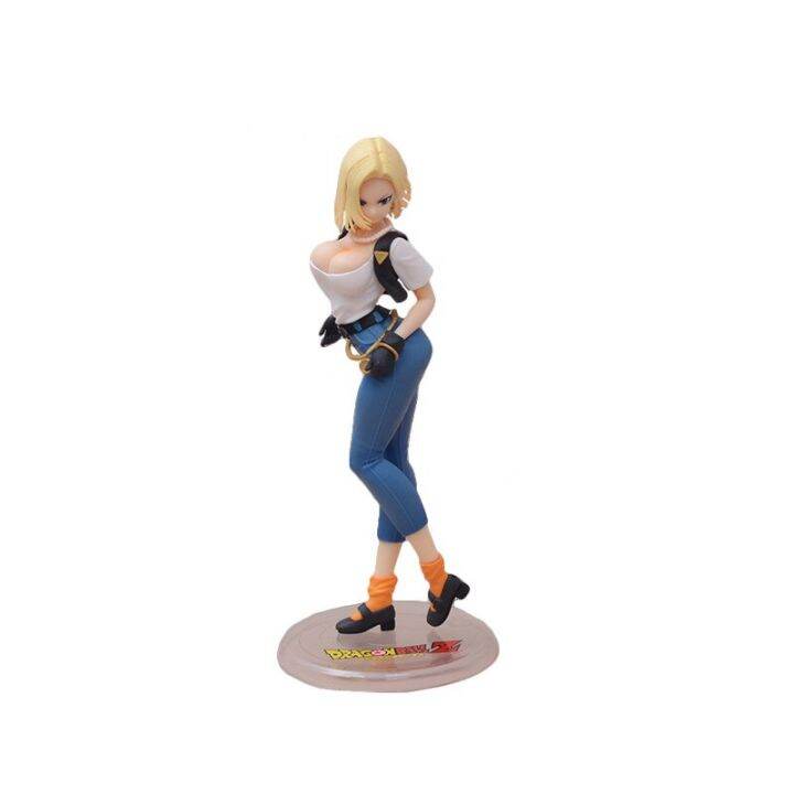 20ซม-อะนิเมะญี่ปุ่น-dragon-ball-z-รูป-gk-เกมรูปปั้น-android-18-lazuli-pvc-action-figure-ของเล่นตุ๊กตาสะสม