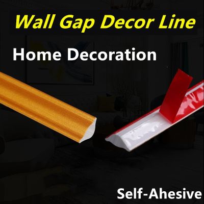 3D Pvc Baseboard Self-Adhesive Skirting Waist Line Background Border Strip Corner Decor Line Ceiling Decoration Edging Sticker