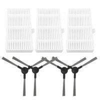 【lz】☈  Side Kits Escova Filtro para Cecotec Conga 999 X-Treme Aspirador Varrendo Acessórios Robô Peças de reposição para Casa 1 Conjunto