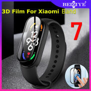 Mi band 7 Miếng phim dán 3D sợi thủy tinh mềm bảo vệ toàn màn hình cho
