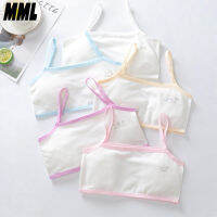 MML 5PCS วัยรุ่นชุดชั้นในไม่มี Pad เริ่มต้น Bra Pad ปี Bra Bra การฝึกอบรมผ้าฝ้ายลูกไม้น่ารักพิมพ์ชุดชั้นในเด็กเด็ก Bra สาวเสื้อผ้าเด็กสำหรับ9ถึง12เด็ก Bra สำหรับสาวเด็กชุดชั้นในสำหรับเด็ก6to12