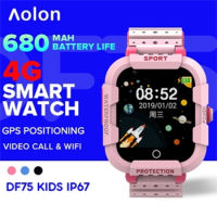 Aolon DF75 นาฬิกาข้อมือเด็ก 4G SIM สมาร์ทวอทช์ Wifi SOS IP67 กันน้ํา GPS รองรับภาษาไทย