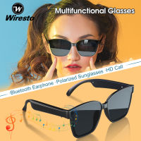 Wiresto แว่นตาอัจฉริยะชุดหูฟัง Bluetooth5.0แว่นตากันแดดแว่นกันแดดโพลาไรซ์ TAC เสียงอัจฉริยะแว่นตาชุดหูฟังกีฬาหูฟังเปิดหูฟังแบบแฮนด์ฟรีไร้สาย