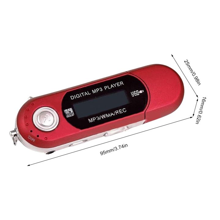 เครื่องเล่นเพลง-mp3ขนาด4gb-usb-ขนาดเล็ก-เครื่องเล่นเพลงหน้าจอแอลซีดีแบบดิจิตอลการ์ดวิทยุ-fm-สนับสนุน-tf-พร้อมฟังก์ชั่น-mp3พกพา