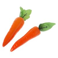 【CW】 Lifelike Artificial CarrotFake Vegetable Photo PropsKitchen Decoration Kids Teaching Toy