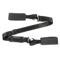 1 PCS Ski Pole Carrying Strap Adjustable Ski Pole Shoulder Strap Skiboard Fixed Strap with Ant-Slip Pad Black