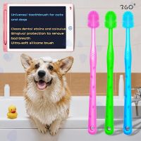 Pet Cat Toothbrush Super Soft Nylon Bristles Tooth Brush 360 Degree Oral Cleaning&amp;Cat Face Blackhead Cleaning Cat Acne Brush Brushes  Combs