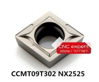 CCMT09T302 NX2525 / CCMT09T304 NX2525 / CCMT09T308 NX2525 เม็ดมีดกลึงคาร์ไบด์ ฟอง บาร์คว้าน เครื่องเหมาะสําหรับ SCLCR