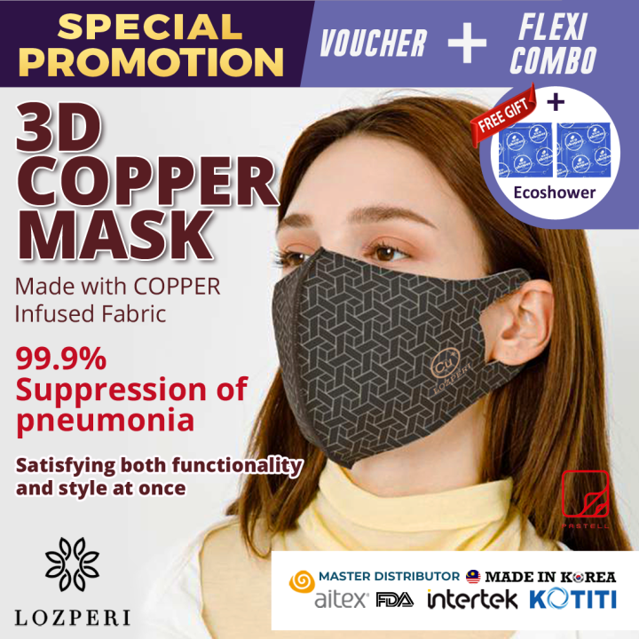 antibacterial copper mask