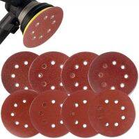 10Pcs 125Mm 5" Hook Loop Sanding Discs 8 Hole Sandpaper Pads Set 40Grit-2000Grit Sandpaper Sanding Disc Abrasive Polishing Tools Cleaning Tools