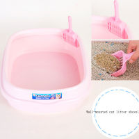 Cat Dog Tray with Scoop Anti-Splash Dog Toilet Cat Litter Box Toilet Bedpan Excrement Training Sand Litter Box For Cats