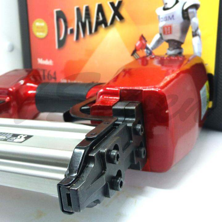 d-max-เครื่องปืนลม-ปืนยิงตะปู-ยิงได้ทั้งปูน-คอนกรีต-และไม้-รุ่น-st-64-ตัวปืนสีแดง-ของแท้-มีใบรับประกันจาก-hi-top