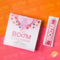 บูมคลอลาเจนพลัส (BOOM COLLAGEN PLUS) คอลลาเจนไดเปปไทด์และไตรเปปไทด์ - 1 กล่อง มี 14 ซอง