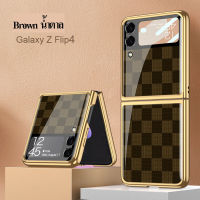 Flip4  / Flip3  Case Samsung Galaxy Z  Checker  เคส ลายหมากรุก (THพร้อมส่ง ในไทย)