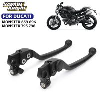 ขาปล่อยคลัตช์คันเบรครถจักรยานยนต์สำหรับ Ducati Monster 659 696 795 796 ABS อลูมิเนียมอัลลอยด์หน้ามือจับอุปกรณ์ควบคุมรถจักรยานยนต์