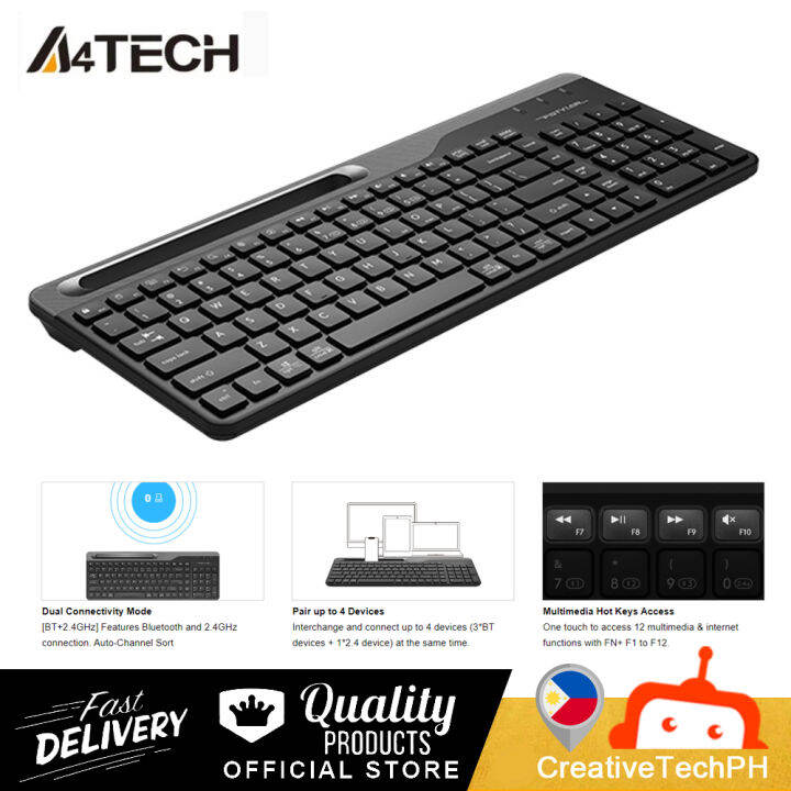 A4Tech FBK-25 Bluetooth 2.4G Nano USB Receiver Wireless Universal ...