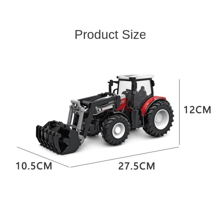 รถบังคับ-รถแทรกเตอร์ฟาร์ม-ไถนา-คีบอ้อย-tractor-farm-machine-1-24-scale-rc-วิศวกรรมยานพาหนะ2-4g-1-24-rc-รถแทรกเตอร์รุ่น-6631