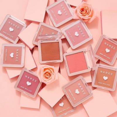 ส่งของทุกวัน/มีทุกสี🔥🔥/รับปลายทาง🌸🌸 Naree Perfect Cheek Blush บลัชออนเนื้อเนียนนุ่ม ให้สีที่ชัดเจน เกลี่ยง่าย ติดทนนาน