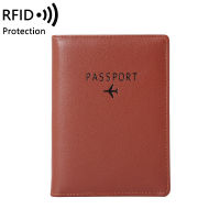 Wallet Men Passport Cover Wallet Women RFID Vintage Business Passport Holder PU Leather Multi-Function ID Bank Card Case Wallet