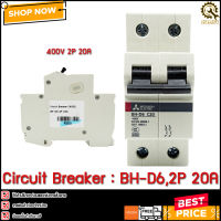 Circuit Breaker (MCB) BH-D6,2P 20A