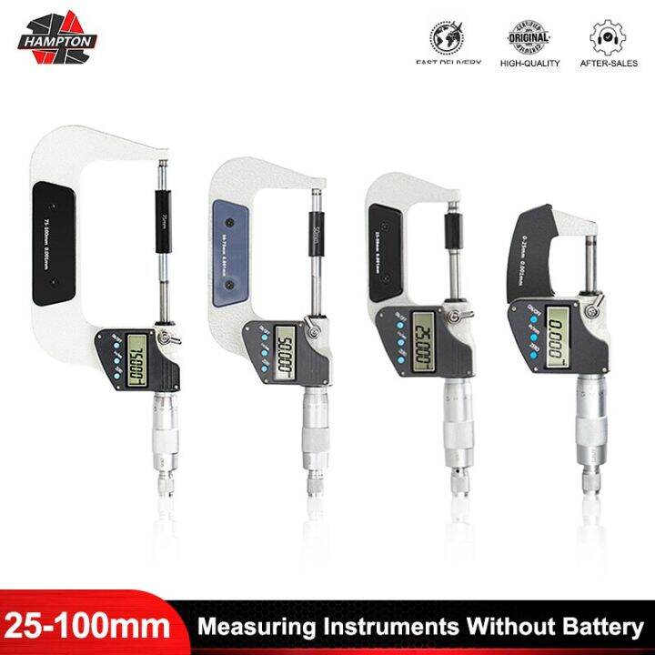 HAMPTON Micrometer Digital Caliper 0.001mm Electronic Outside