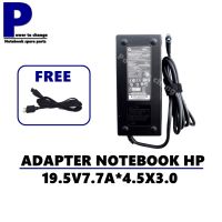 ADAPTER NOTEBOOK HP 19.5V7.7A*4.5X3.0  / สายชาร์จโน๊ตบุ๊คเอชพี + แถมสายไฟ