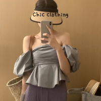 Chic Clothing เสื้อ เสื้อแขนยาว เสื้อผู้หญิง เสื้อแฟชั่นผญ ชุดทำงานผูหญิง เกาหลี ผ้าฝ้าย2023NEW WCS2390VWL 37Z230913