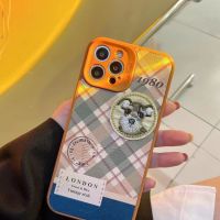 卐✓ Ins British Style Embroidery Animal IPhone13/12promax IPhone 11 Mobile Phone Case X/xr/xsmax Couple