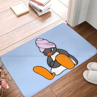 （Queena carpet）Pingu Noot Pingu เพนกวินทีวี,พรมปูหน้าประตูพรมห้องนั่งเล่นพรมลื่นดูแลตนเองพรมของตกแต่งพื้นประตูทางเข้า