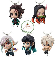 ? พร้อมส่ง ? Bandai Candy Toy DEMON SLAYER KIMETSU NO YAIBA MASCOT  Version 3 ตุ๊กตาฟิกเกอร์ ดาบพิฆาตอสูร โมเดลพวงกุญแจ ของแท้ ใหม่