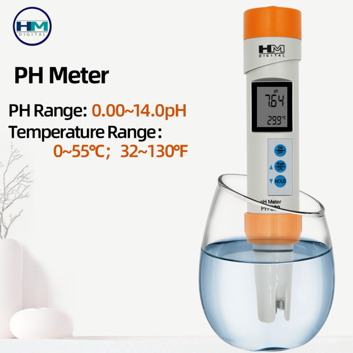HM Digital PH200 Waterproof PH Meter Temperature with Automatic