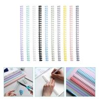 Scrapbook Notepad Binding Coils Colored Loose Leaf Rings Clips DIY Binder Household Circle Organizer