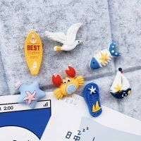 7pcs Creative Push Pin Decoration Mediterranean Theme Thumb Tack Pin Cork Felt Board Thumbtack Message Note Stickers PushPins