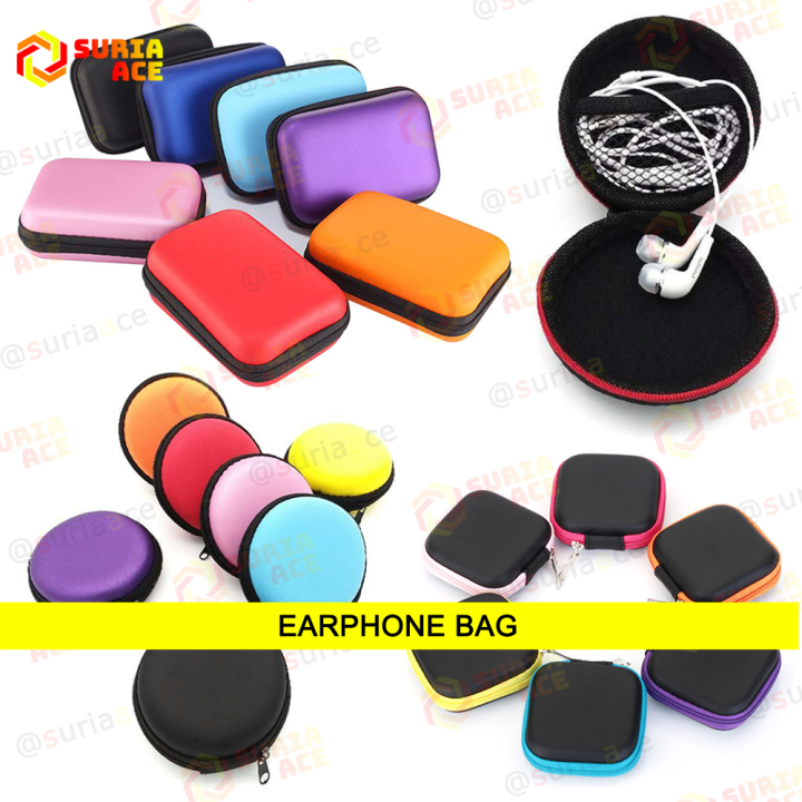 B7F1 Earphone Holder Case Storage Carrying Hard Bag Box For