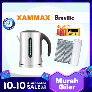 Breville The Soft Top Pure Electric Kettle - BKE700BSSUSC