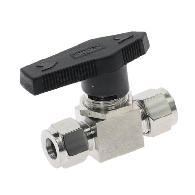 Stainless Steel SS 304 Hydraulic pipe Ball Valve Female For tube-line and pipeline Tube OD 3MM 4MM 6MM 8MM 10MM 12MM