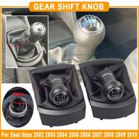 For Seat Ibiza 2002 2003 2004 2005 2006 2007 2008 2009 2010 Car-Styling 5 Speed Gear Stick Shift Knob With PU Leather Boot