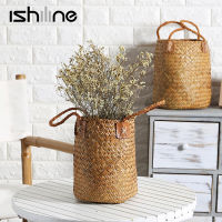 Storage Baskets Laundry Seagrass Baskets Wicker Hanging Flower Pot Baskets Storage Flower Home Pot Panier Osier Basket for Toys