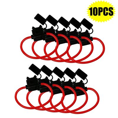 【jw】✣  10/5PCS Car Fuse Holder In Holders Socket Type Accessories Parts 12V 30A