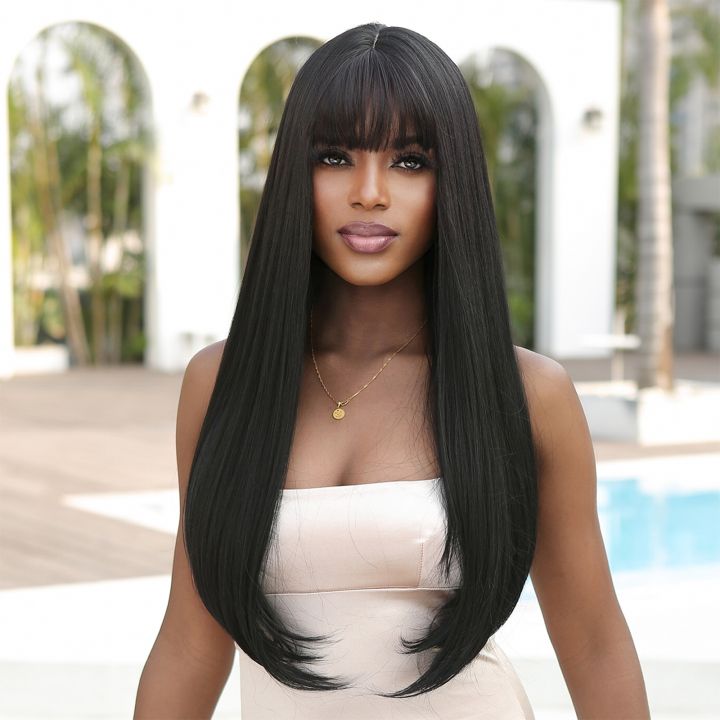 jw-๑-dark-synthetic-wigs-with-bangs-straight-gray-hair-for-afro-resistant-wig