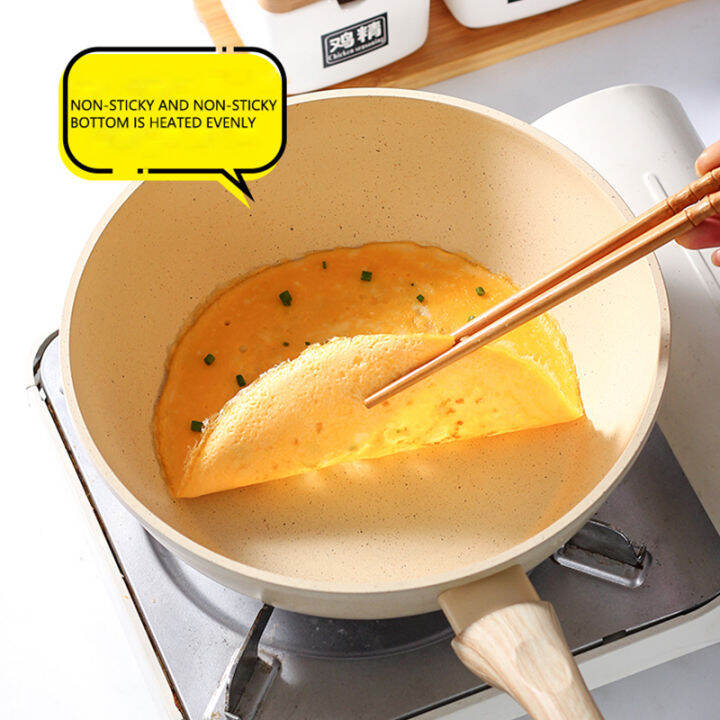 ร้อน-หม้อทอดหนาไข่เจียวกระทะกระทะบ้าน-non-stick-กระทะครัวทำอาหารอาหารเช้าชงก๊าซเตาแม่เหล็กไฟฟ้าเตาแก๊สบังคับ