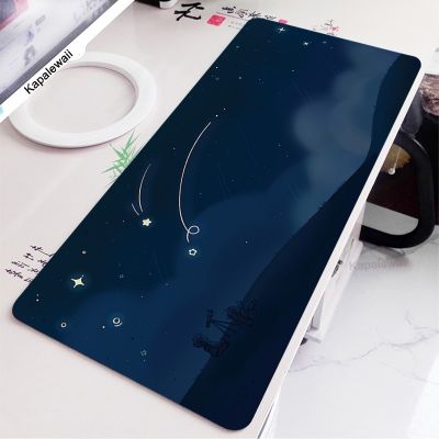 Gmk Star Empty Mouse Pad แผ่นรองเมาส์ XXL บริษัท เครื่องเกมคอนโซล Mechanical Keyboard Table Pad แผ่นรองโต๊ะขนาดใหญ่ 900x400 ส่วนบุคคล