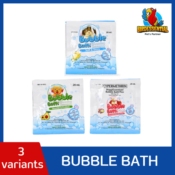 Bubble Bath Dog Grooming Shampoo Doggi Essentials sachet | Lazada PH