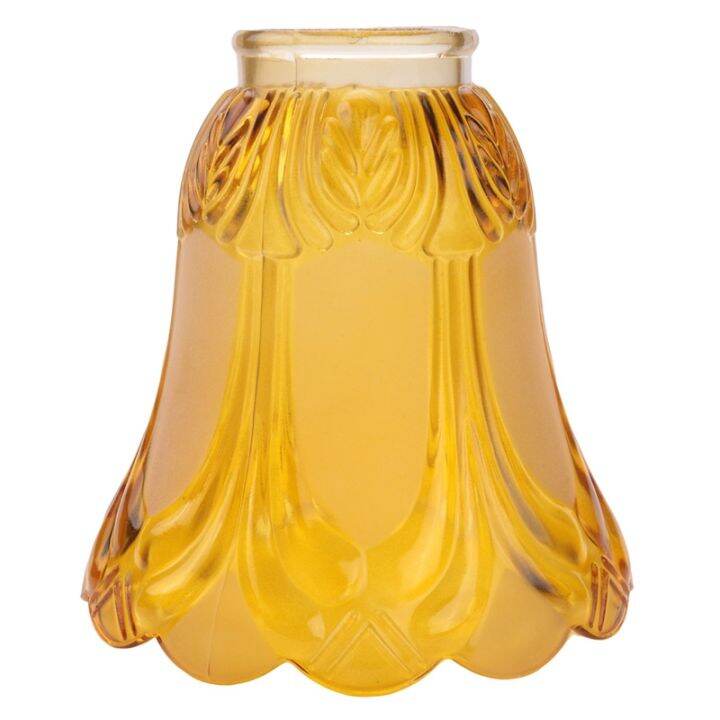 4X Ceiling Fan Chandelier Frosted and Clear Glass Light Lamp Shade