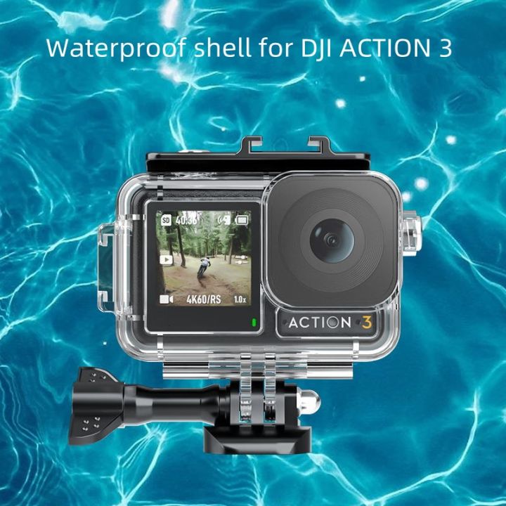 สำหรับ-dji-oo-action3เคสกันน้ำกันน้ำอุปกรณ์เสริมสำหรับดำน้ำและกันน้ำกันฝุ่นและกันตกกล้องเพื่อการกีฬา
