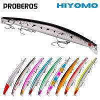 PROBEROS 1Pcs Siakap Killer ปลาพลาสติก Minnow Floating Lure 18.5ซม. 24.5G หล่อเหยื่อตกปลา4 # Treble Hook น้ำเค็ม Tce Tackle DXM005