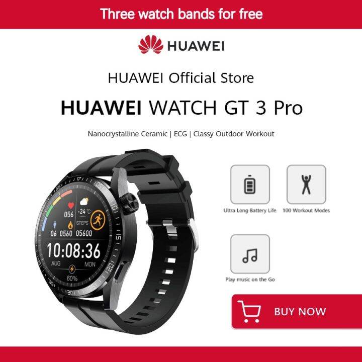 Top with Huawei Smartwatch GT3 pro 45mm Bluetooth smartwatch Waterproof