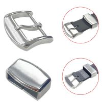 “：{ 316L Stainless Steel Ring Buckle 18Mm 20Mm  Clasp Pin Buckle For Seiko Silicone/Leather/Ruer Strap Watch Clasp Band Keeper